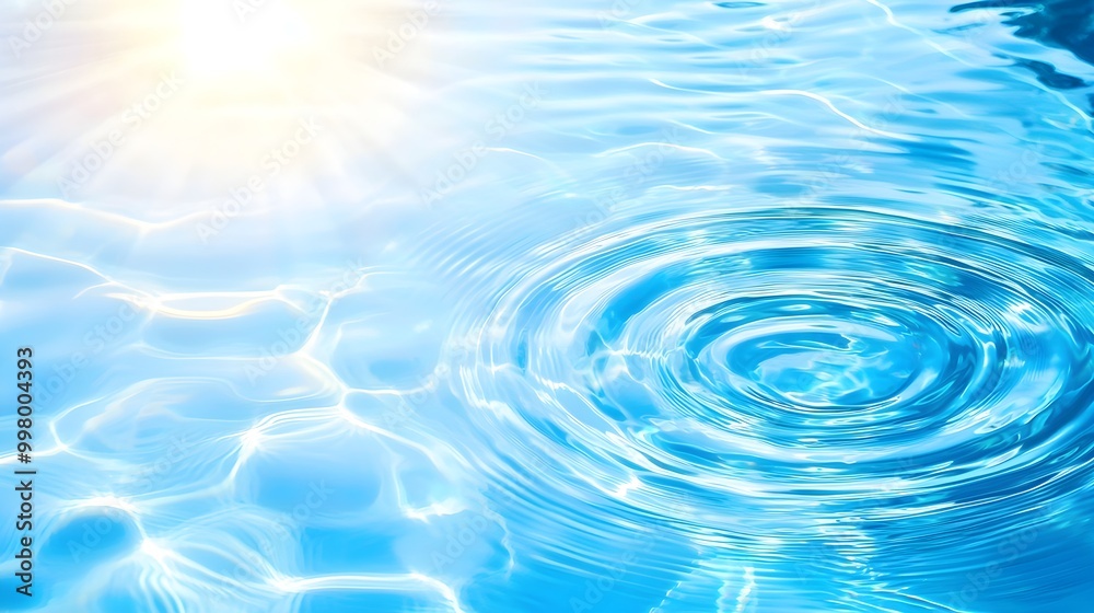 Fototapeta premium Water Ripples and Sunlight