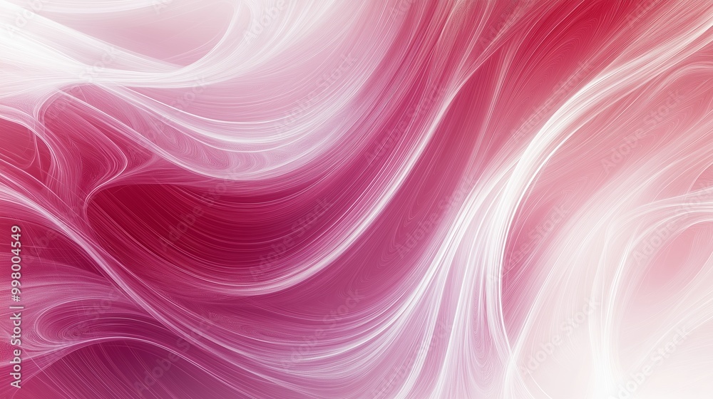 An abstract background featuring flowing lines in a muted color palette of white and red, with ample copy space An abstract background featuring flowing lines in a muted color palette of white and red, with ample copy space