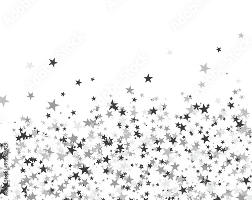Glitter pattern made of stars