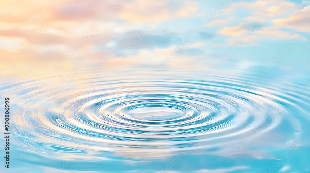 Water Ripples Sky Reflection Water Ripples Sky Reflection