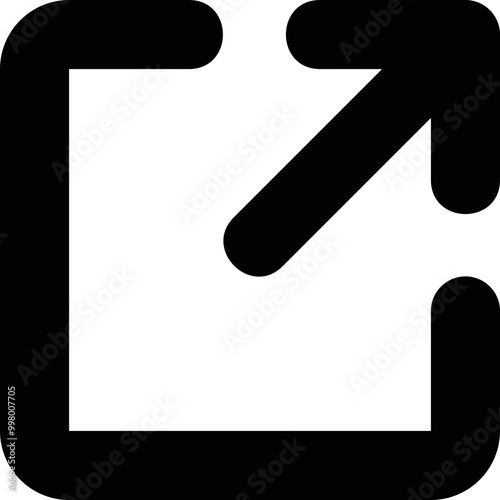 Simple vector icon share button