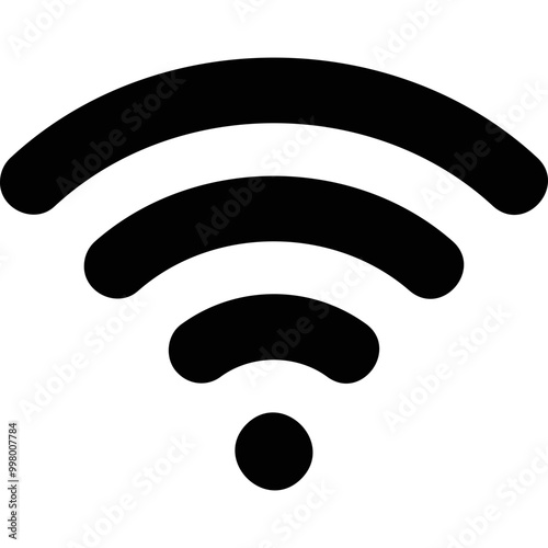 Simple vector icon wifi