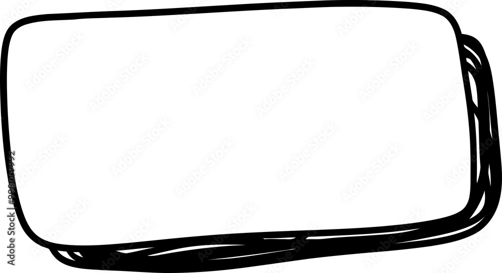 Doodle Sketchy Label Frame Doodle Sketchy Label Frame