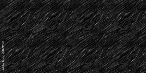 Black translucent strokes texture with a subtle, layered effect. Seamless texture background. Pattern design