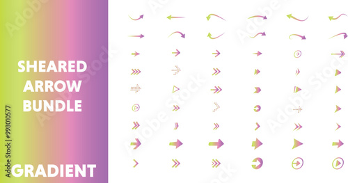 Sheared Arrows Bundles - Gradient edition