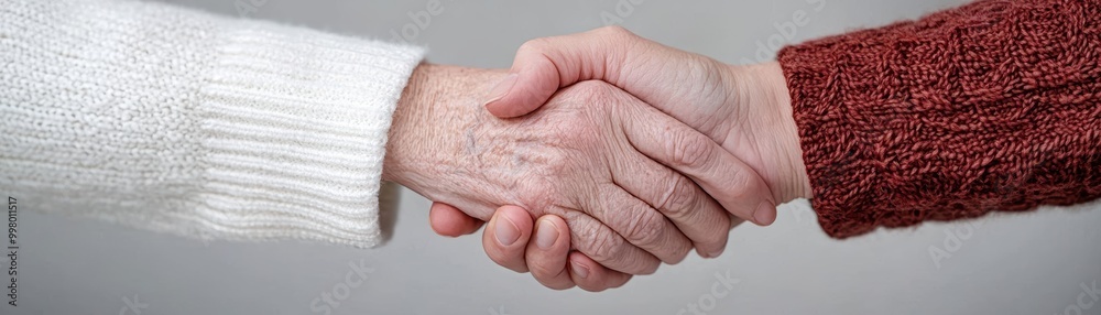A gentle caregiver holding the hand of an elderly patient, warm lighting in a cozy home setting, conveying compassion and trust nursing assistant, elder care A gentle caregiver holding the hand of an elderly patient, warm lighting in a cozy home setting, conveying compassion and trust nursing assistant, elder care