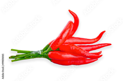 Bild auf Leinwand chili pepper isolated on a white background