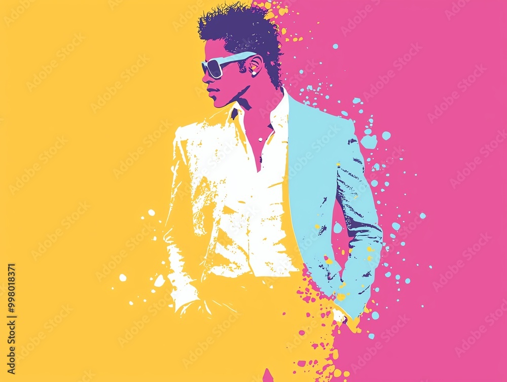 Obraz premium Celebrity culture analysis, breaking down the impact of fame on society