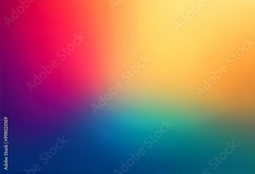 Colorful abstract background with blurred gradient of warm and cool tones