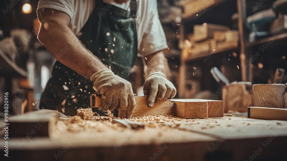 Carpenter Workmanship Wooden Workshop Concept Carpentry Handicraft Carpenter Workmanship Wooden Workshop Concept Carpentry Handicraft