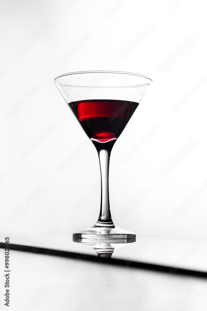 wine in a glass isolated on white background wine in a glass isolated on white background