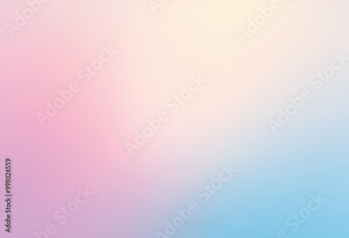 Soft pastel gradient background with pink and yellow hues, creating a serene and calming atmosphere