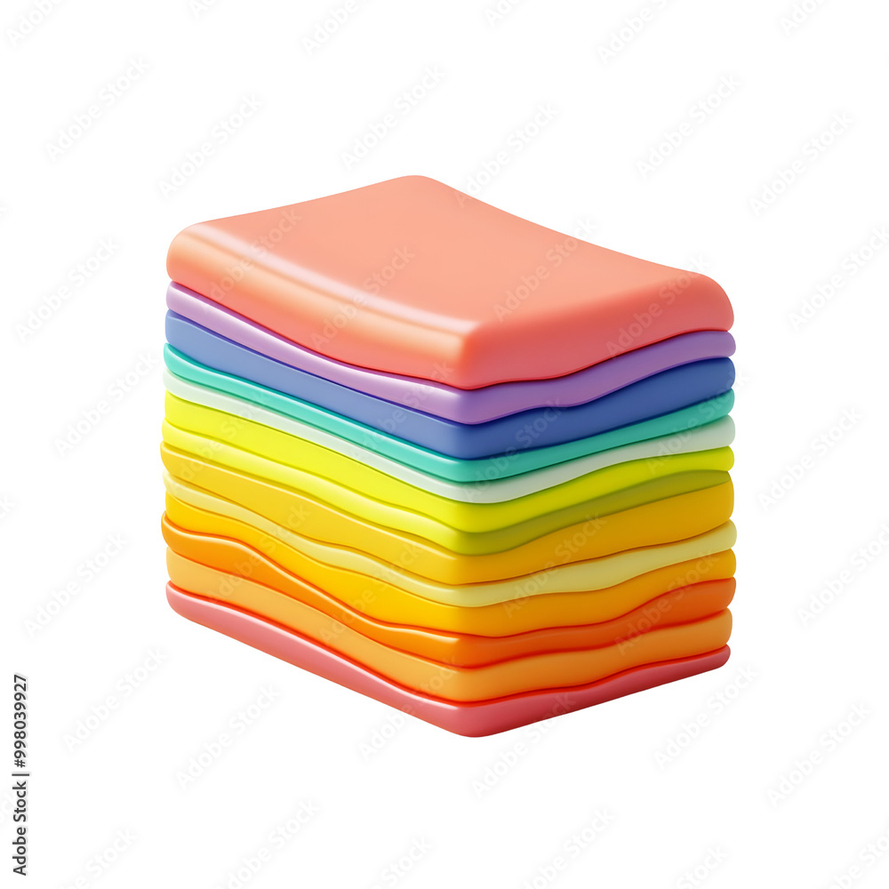 Colorful layer cake with vibrant rainbow hues stacked neatly, perfect for celebrations, birthdays, or dessert displays. Colorful layer cake with vibrant rainbow hues stacked neatly, perfect for celebrations, birthdays, or dessert displays.