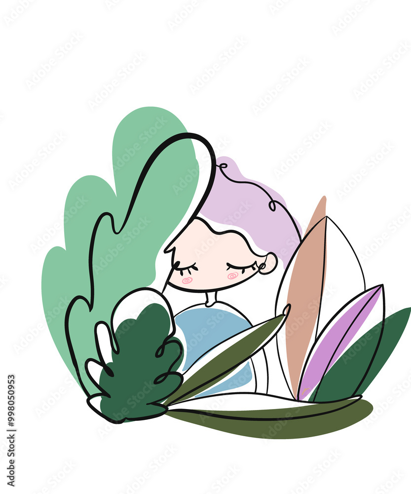 child with a flower child with a flower