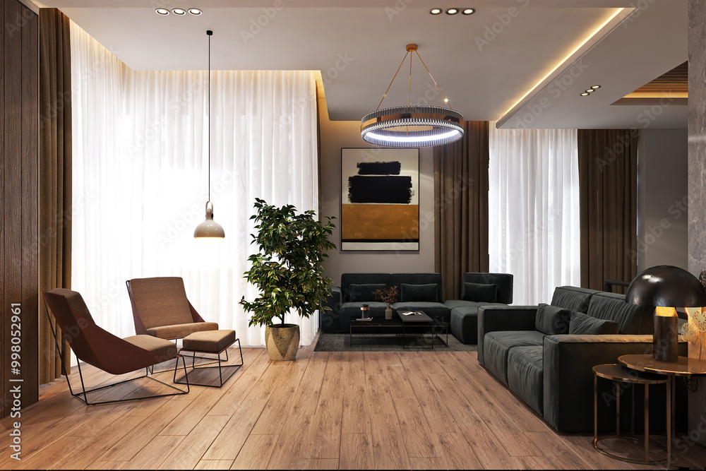 Fototapeta premium modern living room
