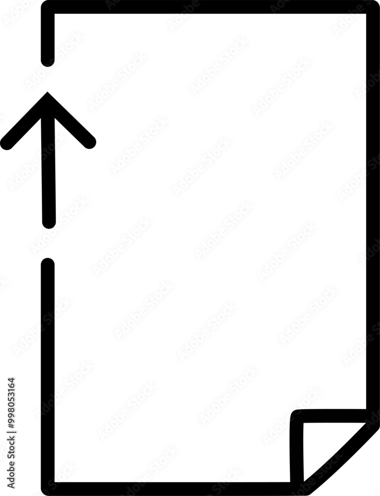 File upload icon. Document file with arrow up vector icon. Replaceable vector design. File upload icon. Document file with arrow up vector icon. Replaceable vector design.