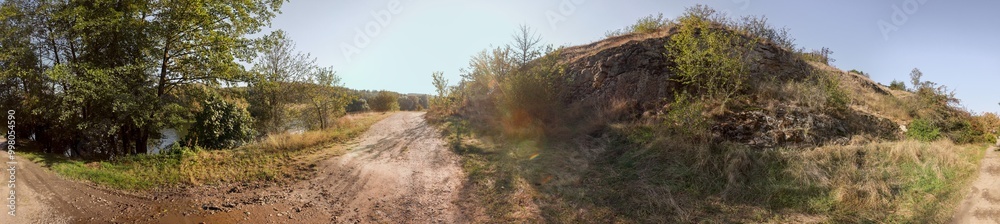 The 360-degree panorama of nature in a day The 360-degree panorama of nature in a day