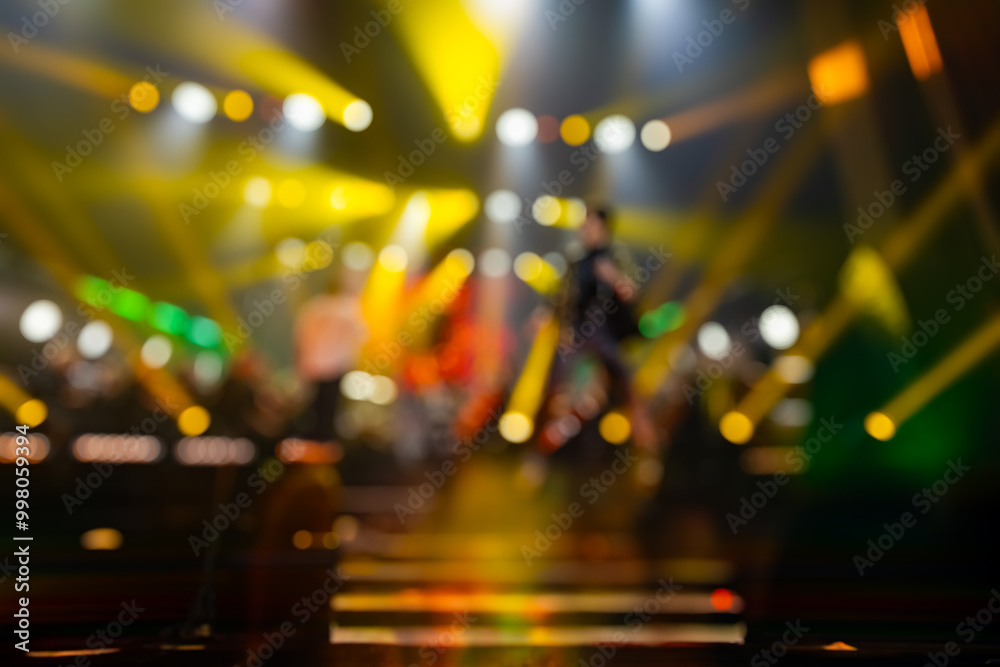 Defocused blurred concert Defocused blurred concert