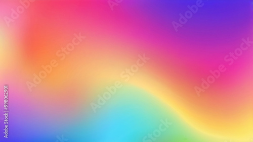 Grainy gradient bright holographic background, abstract soft textures