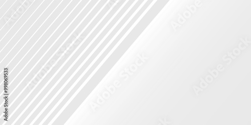Hexagon white gray wave light technology texture abstract simple