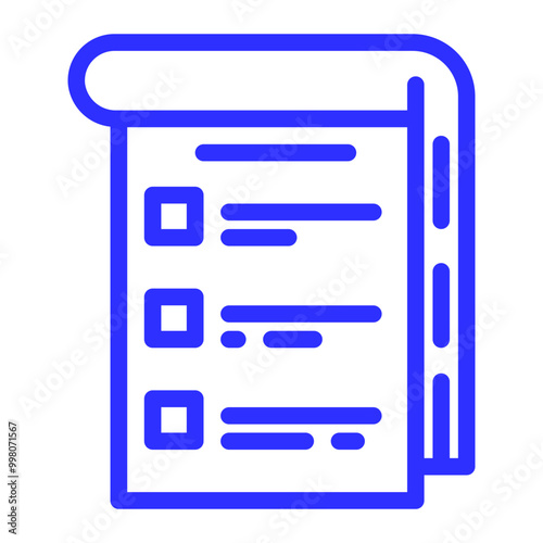 small note of intellectual property line icon