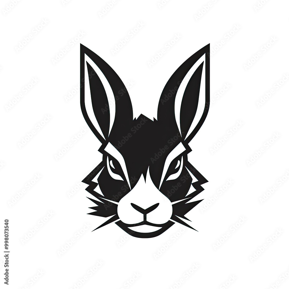 Beautiful Rabbit Logo, Rodent Animal Design for Your Corporate and Business Graphic Resource or Creative Project, Ai Generative Beautiful Rabbit Logo, Rodent Animal Design for Your Corporate and Business Graphic Resource or Creative Project, Ai Generative