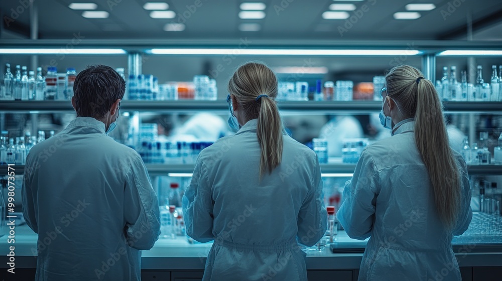 Scientists in a Laboratory Scientists in a Laboratory