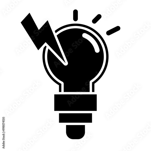 intellectual property ideas glyph icon
