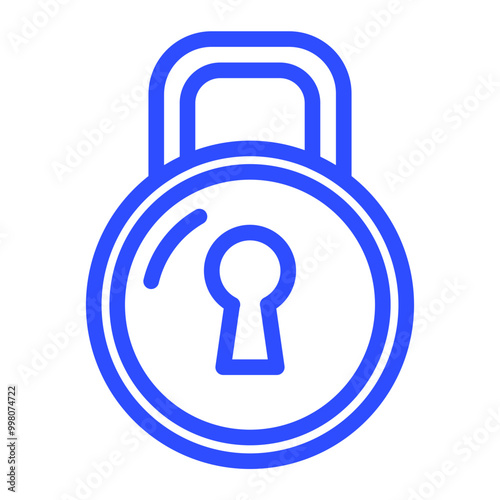 key padlock color icon