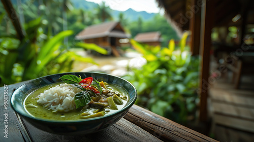 Tropical Curry Dish Delight