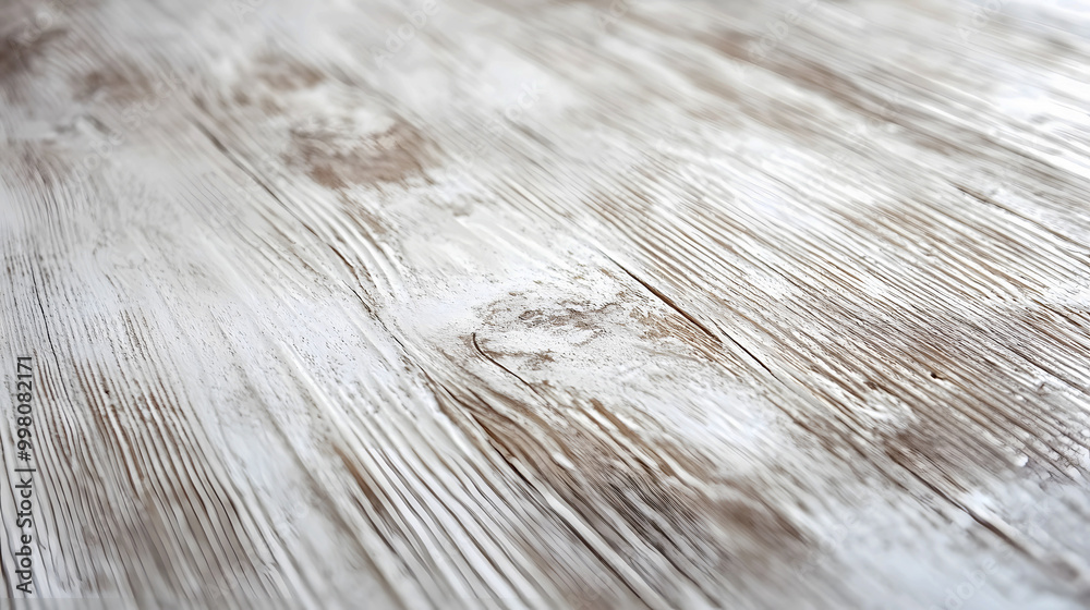 Fototapeta premium Whitewashed Wood Texture with Subtle Tones and Light