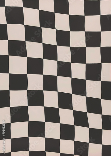 black and white checkers