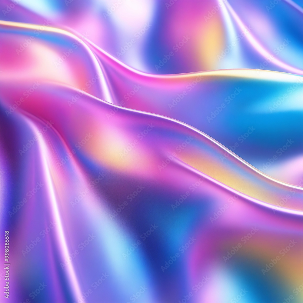 3d render abstract background in nature landscape. Transparent glossy glass ribbon on water. Holographic curved wave in motion. Purple gradient design element for banner background, wallpaper. 3d render abstract background in nature landscape. Transparent glossy glass ribbon on water. Holographic curved wave in motion. Purple gradient design element for banner background, wallpaper.