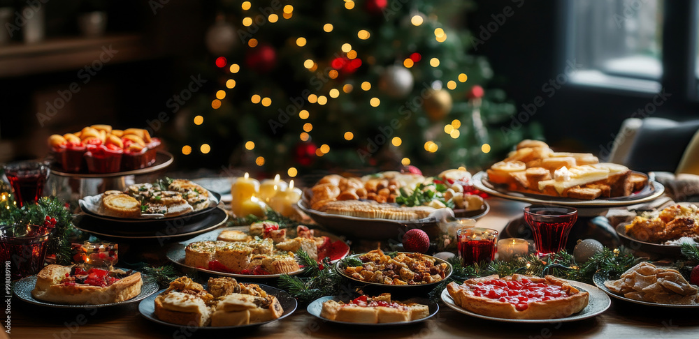 christmas cookies on a table christmas cookies on a table