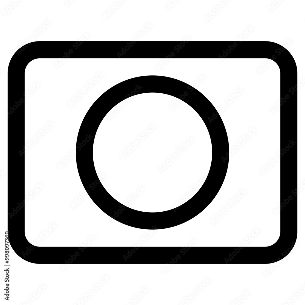 Camera pocket icon outline style. Simple photography symbol vector illustration. Camera pocket icon outline style. Simple photography symbol vector illustration.