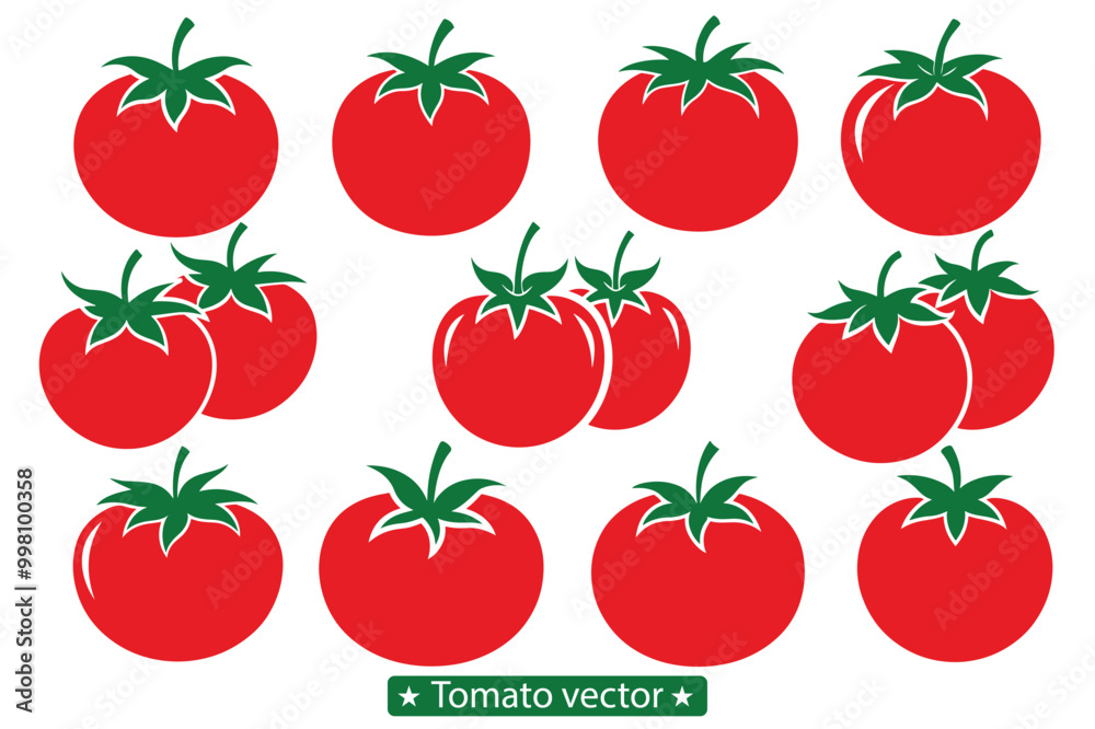 Tomato silhouette vector illustration, Tomato silhouette vector Tomato silhouette vector illustration, Tomato silhouette vector