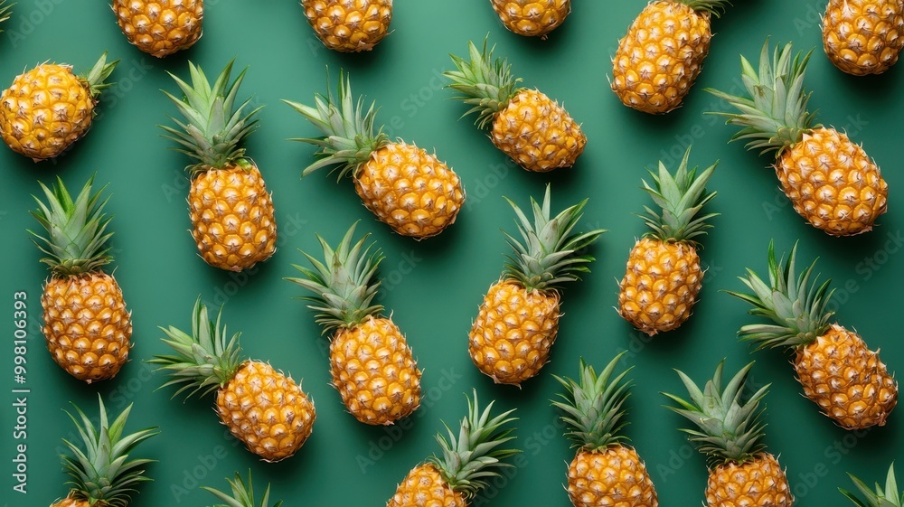 Seamless pattern with Pineapple on color background,Tropical abstract background,Fashion ideal for summery designs and projects,Poster Wallpaper Poster Design. Seamless pattern with Pineapple on color background,Tropical abstract background,Fashion ideal for summery designs and projects,Poster Wallpaper Poster Design.