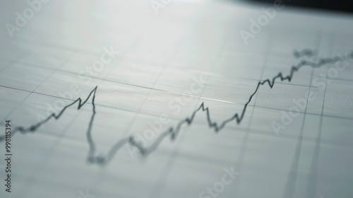 Detailed Line Graph Depicting Steady GDP Growth Over Time. Upward trend, positive,business, finance, economy,US GDP growth,China GDP growth,economic indicator,financial analysis.AI