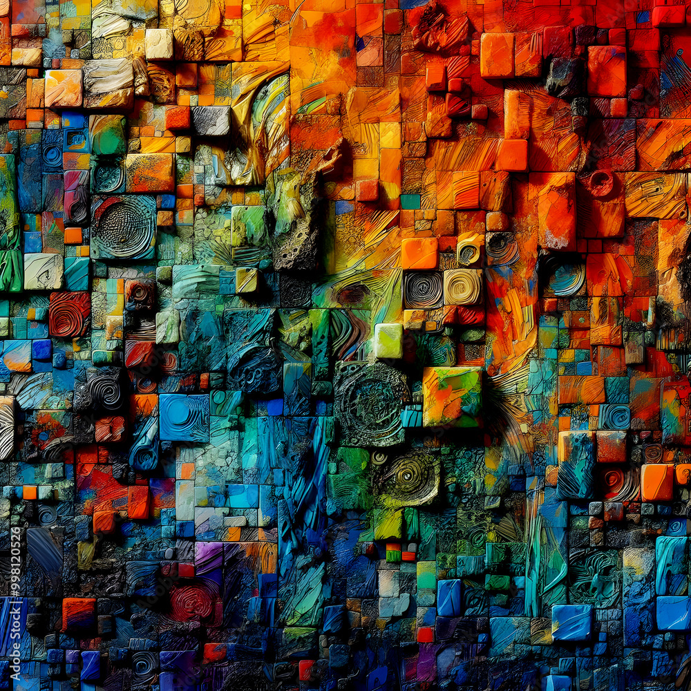A vibrant wall texture, rough, textured patterns. The tactile surface adds dynamic contrast to the vivid, color full. A vibrant wall texture, rough, textured patterns. The tactile surface adds dynamic contrast to the vivid, color full.