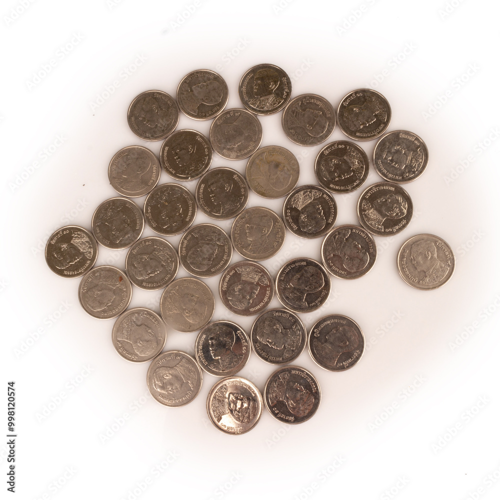 coin isolated on white background coin isolated on white background