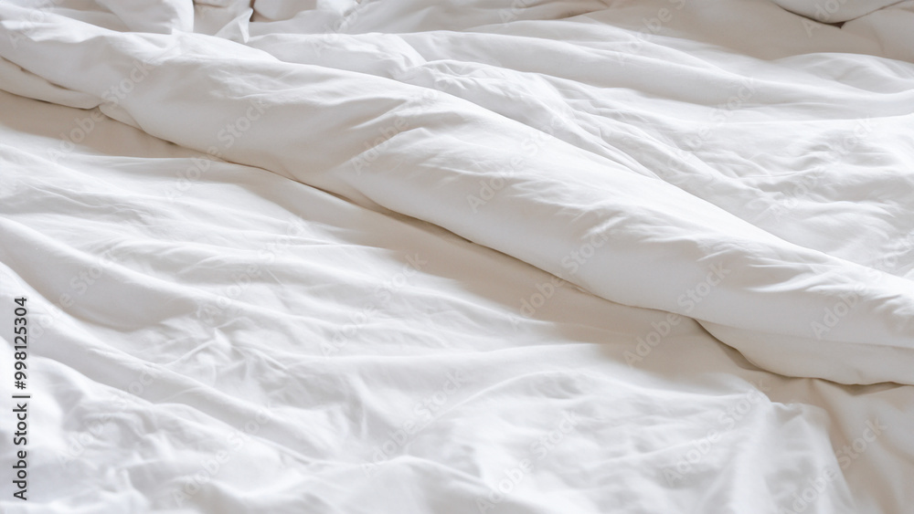 Obraz premium White bed sheet