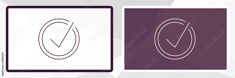 approved outline icon. Linear vector from human resources concept. Thin line white and black approved icon isolated on white and dark background approved outline icon. Linear vector from human resources concept. Thin line white and black approved icon isolated on white and dark background