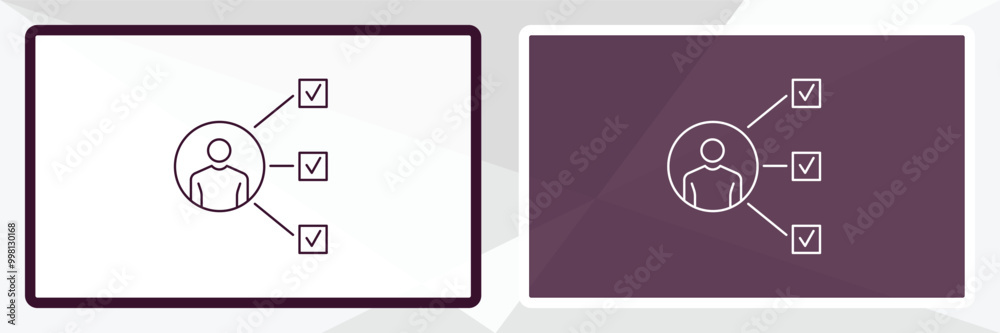 multitask outline icon. Linear vector from human resources concept. Thin line white and black multitask icon isolated on white and dark background multitask outline icon. Linear vector from human resources concept. Thin line white and black multitask icon isolated on white and dark background