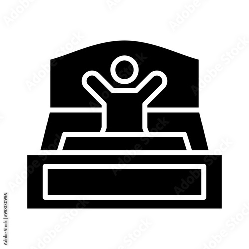 Wake up glyph icon