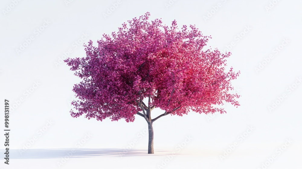 Obraz premium color tree isolated on white