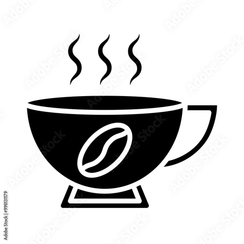 Coffee glyph icon