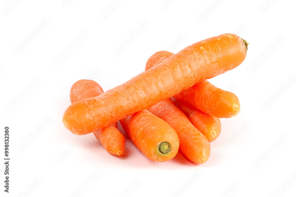 carrots isolated on white background carrots isolated on white background