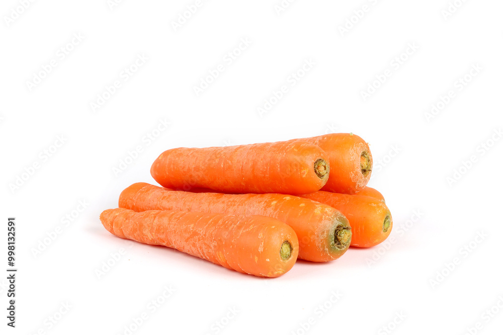 carrots isolated on white background carrots isolated on white background