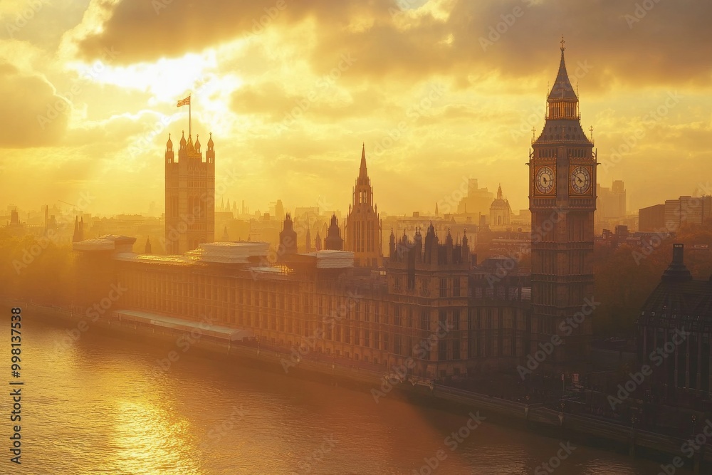Big Ben London View Landscape Landmark Big Ben London View Landscape Landmark