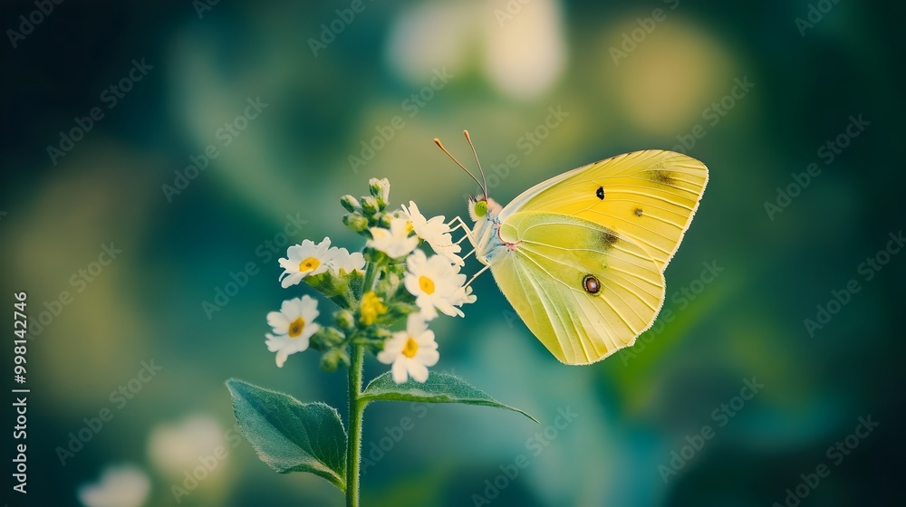 A delicate golden butterfly gracefully resting on a vibrant and captivating floral bloom showcasing the natural beauty and elegance of this enchanting moment in the garden A delicate golden butterfly gracefully resting on a vibrant and captivating floral bloom showcasing the natural beauty and elegance of this enchanting moment in the garden